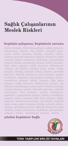 Sağlık Çalışanlarının Meslek Riskleri