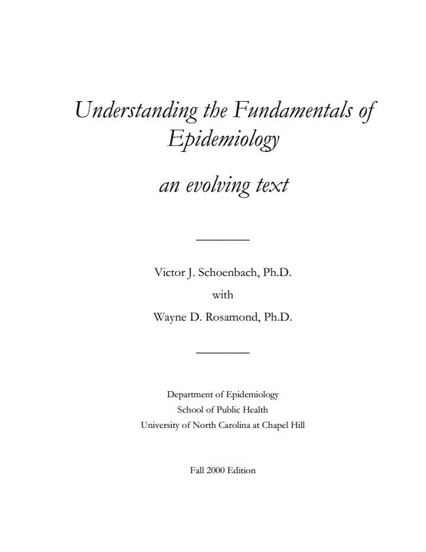 Understanding the Fundamentals of Epidemiology