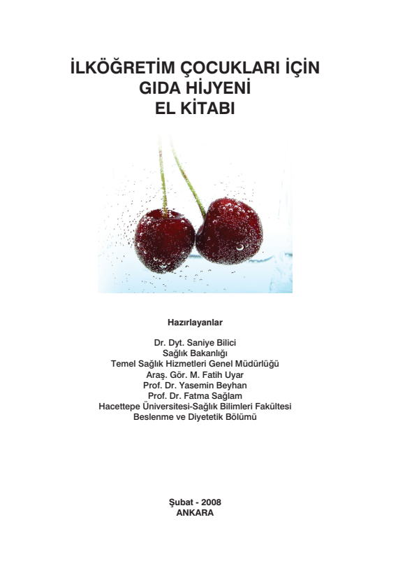 İlköğretim Çocukları İçin Gıda Hijyeni El Kitab