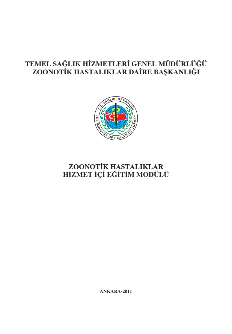 Zoonotik Hastalıklar Hizmetiçi Eğitim Modülü