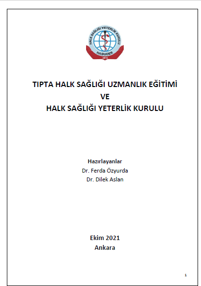 TIPTA HALK SAĞLIĞI UZMANLIK EĞİTİMİ VE HALK SAĞLIĞI YETERLİK KURULU