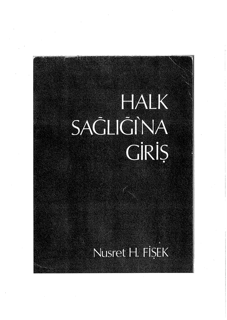 Halk Sağlığına Giriş